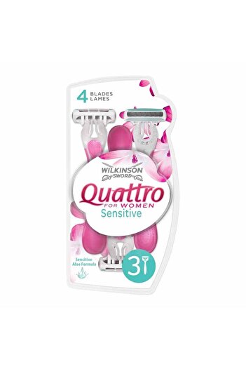 Wilkinson Aparat de ras Quattro Sensitive 3 buc