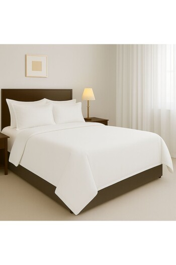 Pucioasa Double bed linen made of 100% cotton, ranforce cream