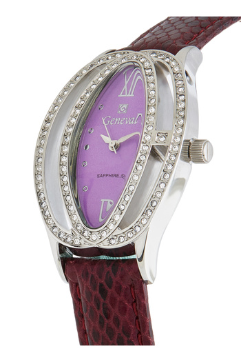 GENEVAL Women's Leather Analog Watch GLS146WVV