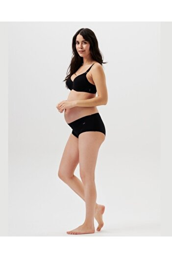 NOPPIES Black maternity tights cotton Melange