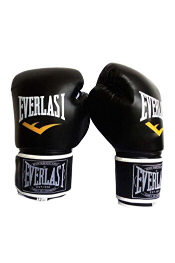 EGG Pair Of Full Finger Professional Boxing Gloves Black 550grams