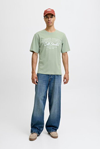 Jack & Jones Male circular knit t-