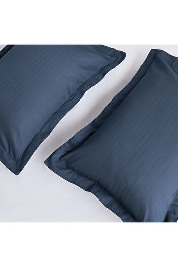 Generic Hampton Cotton Sateen 220 Thread Count 2-Piece Standard Pillowcase Set - 50x75 cm