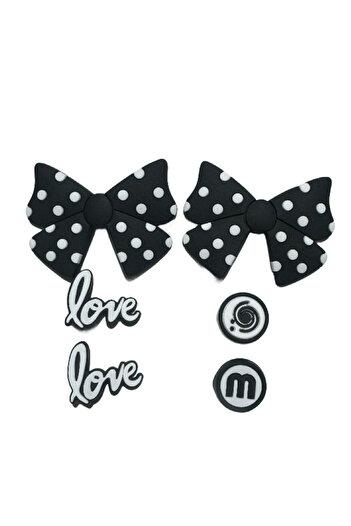 Choice Hudiejie Lucyever New Fashion Set Hole Shoe Accessorie Women Cute Bear Flowers DIY 3D Shoe Buckle Wo