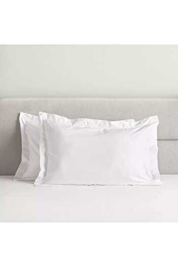 Generic Hampton Cotton Sateen 220 Thread Count 2-Piece Standard Pillowcase Set - 50x75 cm