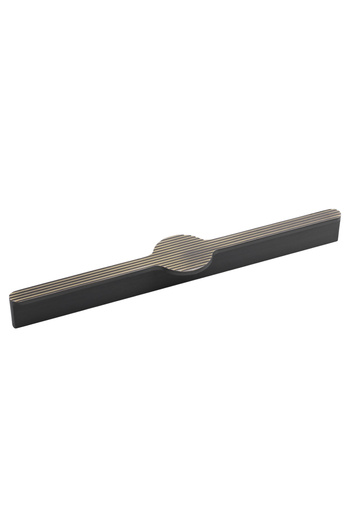 Badem10 Saral Metal Handle 224 mm 22.4 cm Striped Antique Yellow Furniture Drawer Kitchen Cabinet Wardrobe Door Handles