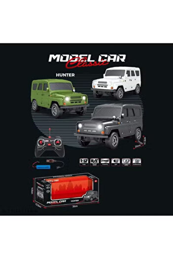 Fun Moment Remote Control Car Toy with Light-Up Headlights green