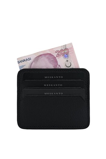 Meskanto Lena Genuine Leather Slim Card Holder Wallet