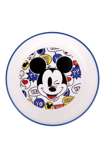 Mickey Mouse Non-slip bowl, 14 cm, White, 400 ml, Mickey Mouse