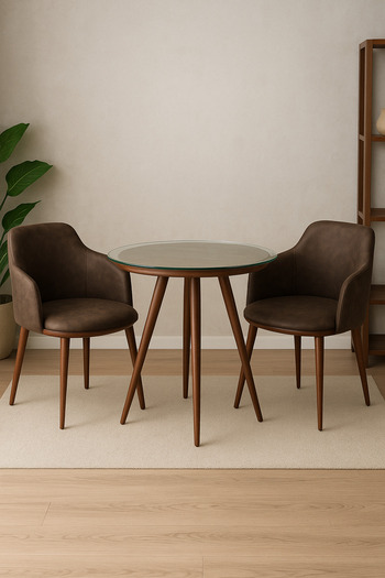 Living Seating Set (Table + 2 Chairs) – Perfect for Rooms & Kitchens
