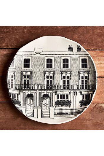 Generic Architect Porcelain Plate - 26 cm