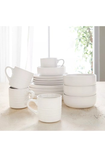 Generic Kai 16-Piece Stoneware Dinner Set - Serves 4