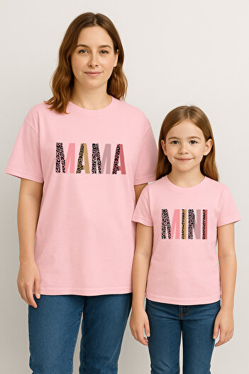 SVART WEAR Mama Mini Mother Daughter Matching T-Shirt Set T-Shirt Twin Mother Daughter Oversize (Single Price)