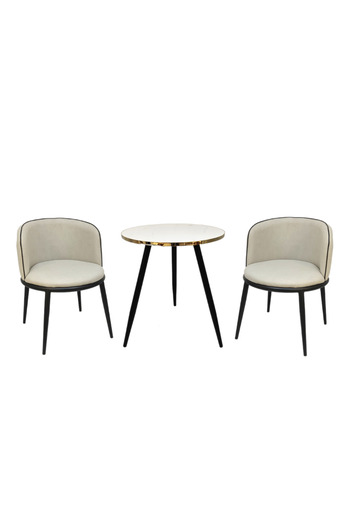 Living Seating Set (Table + 2 Chairs) – Modern & Elegant