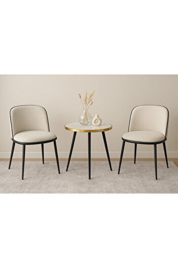 Living Seating Set (Table + 2 Chairs) – Modern & Elegant