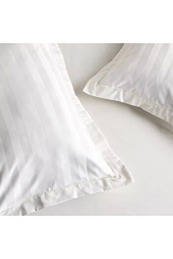 Generic Essence Cotton Percale 144 Thread Count 2-Piece Standard Pillowcase Set - 50x75 cm