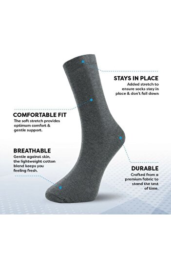 FORMO Pack of 10 Women's Cotton High Quality Soft Breathable Durable Premium Boxed Socks