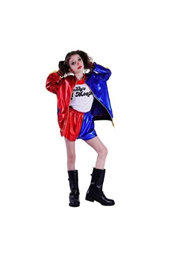 OEM Costume for Children, Halloween, Harley Quinn, 12-14