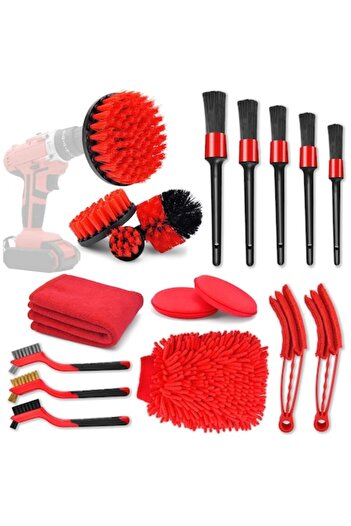 OEM Professional 18-piece Auto Detailing Set for Interior and Exterior Cleaning