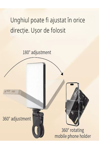 NEXIMA® Professional portable LED lamp 99 LEDs, CRI95+ color adjustment 2500K-9000K