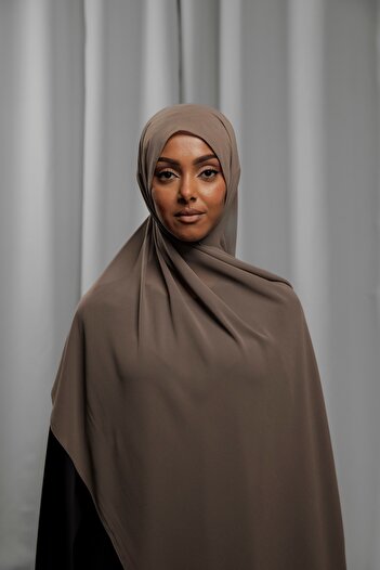 Ophelia Nutella chiffon shawl by