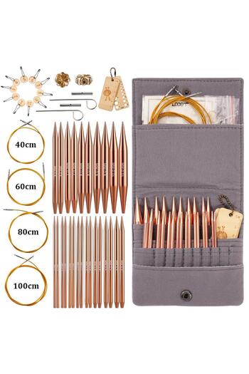 valkyrie Knitting Needle Set Aluminum, Lightweight & Durable, for Beginners & Professionals