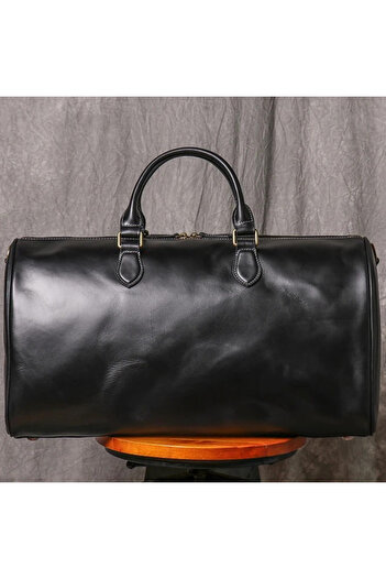 delis Unisex travel bag Evren, natural leather