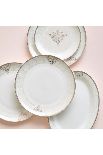 Generic Inaya 47-Piece New Bone China Dinner Set - Serves 8