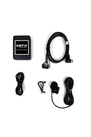 wefa Bluetooth Car Audio Adapter with 2 USB Ports, AUX, Handsfree, Pioneer Compatible