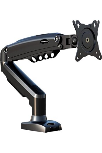 Generic New PC Monitor Stand Single Arm for 19 to 32 Inch Monitors, Desk Clamp VESA 75/100 mm, Tool-free Hei
