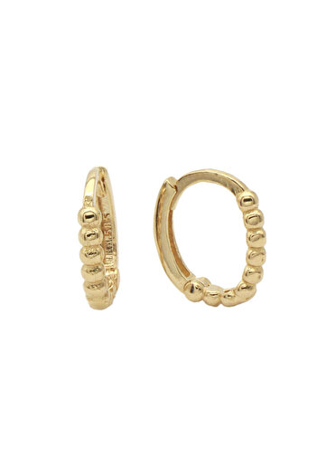 Bijuteria SORELLY 14k Gold Children's Earrings with Round Elements