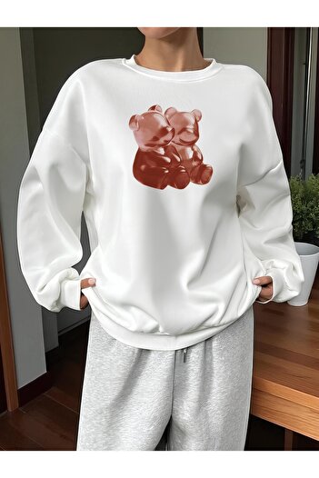 sole stories Μακρυμάνικο φούτερ με στάμπα Premium Oversize Cut