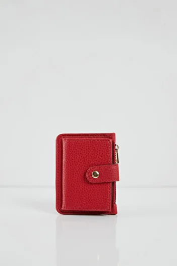 Arma Life Women's Accordion Zippered Red Handbag