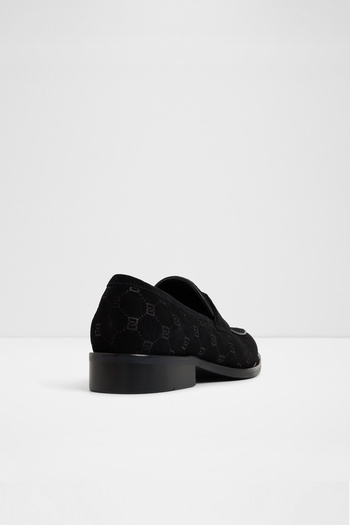 Aldo Beck - Men's Black Genuine Leather Slip-On Loafer