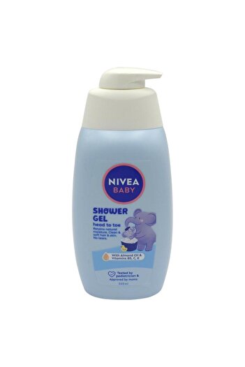NIVEA BABY SHOWER GEL 500ML ALMOND OIL VITAMINS