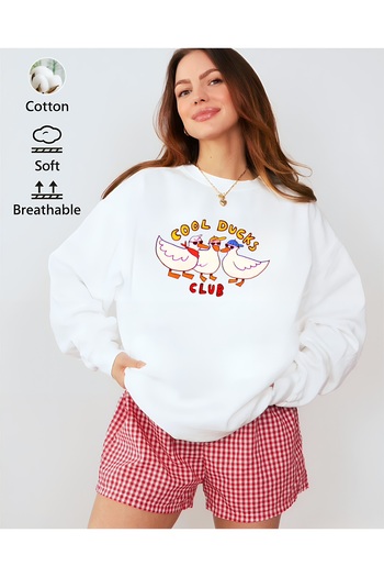 sole stories Μακρυμάνικο φούτερ με στάμπα Premium Oversize Cut
