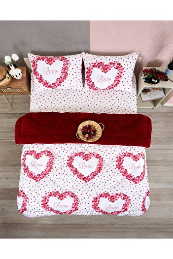 ETE HOMETEX Double Luxury Welsoft Bedspread Set 195X215Cm