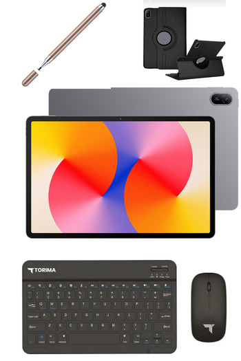 Huawei MatePad SE 11 4+128GB LTE (SİMKARTLI) GRİ + KILIF + KALEM+ KLAVYE + MOUSE