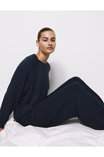 Marks & Spencer Wide Leg Pijama Altı