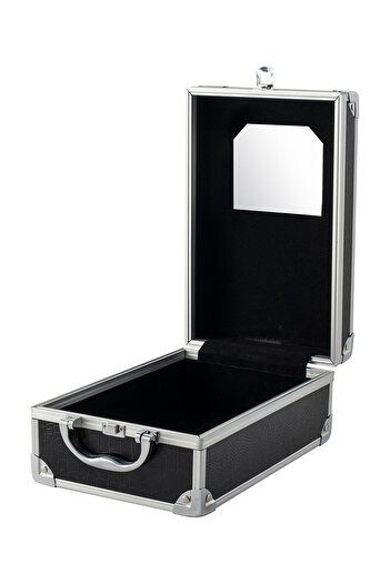 Lionesse 583 Metal Accessories and Makeup Bag Black