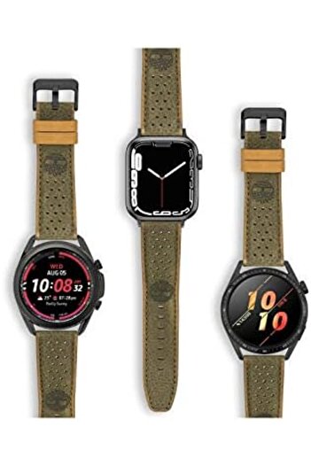 Timberland Universal Replacement Leather Strap for Men and Women Compatible with Apple Watch Series