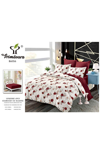 FIONNA.RO Fine Bed Linen With Elastic - Bouquets Of Roses