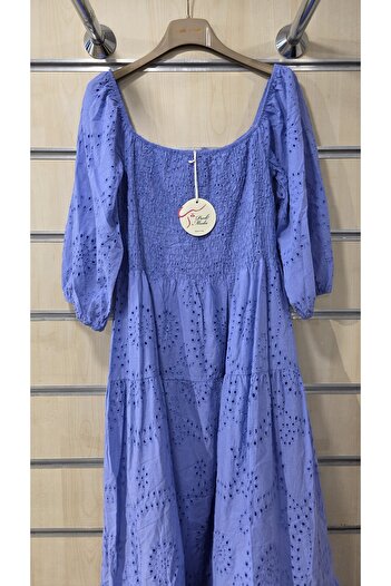 Park Moda Rochie din bumbac cu volane