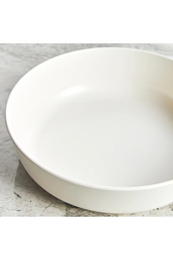 Generic Charcoal Melamine Pasta Bowl - 18 cm