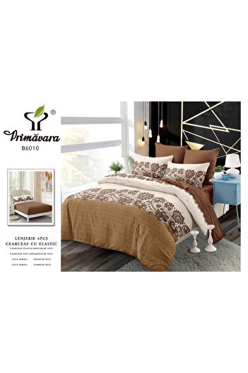 FIONNA.RO Finet Bed Linen With Elastic - Royal Brown