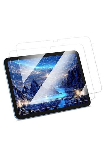 Generic Two tempered glass screen protectors compatible with iPad 11 (A16) 2025 / iPad 10 2022, 11 inches