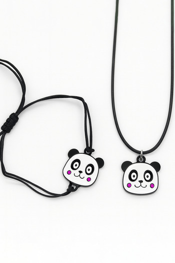 MakeWell Kuromi Planet Unicorn Panda My Melody Rainbow Design Necklace and Bracelet Sets
