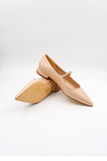 Park Moda Women's Ballet Flats Strappy Pointed Toe Comfortable Stylish Business Office Casual Shoes Pm280 Patent Leather