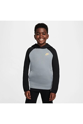 Nike Tech Fleece Po Hoodie Children's Single Top Sweatshirt Special Series