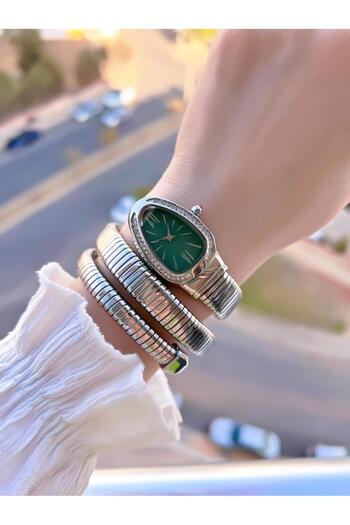 Coliseum Dolamalı Snake Model Special Design Vintage Series Women's Wristwatch Cl.Y001.M4